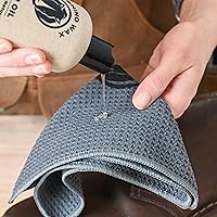 Vista 4 de Kit completo de limpieza y acondicionamiento de cuero (aceite + acondicionador + limpiador + cera impermeabilizante + cepillos + paños) - Limpia