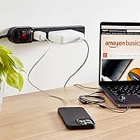 Vista 6 de Yaxa Basics Surge Protector Power Strip, 6-Outlet, 790 Joules, LED Indicator, 6ft Extension Cord, 10-Pack , Black