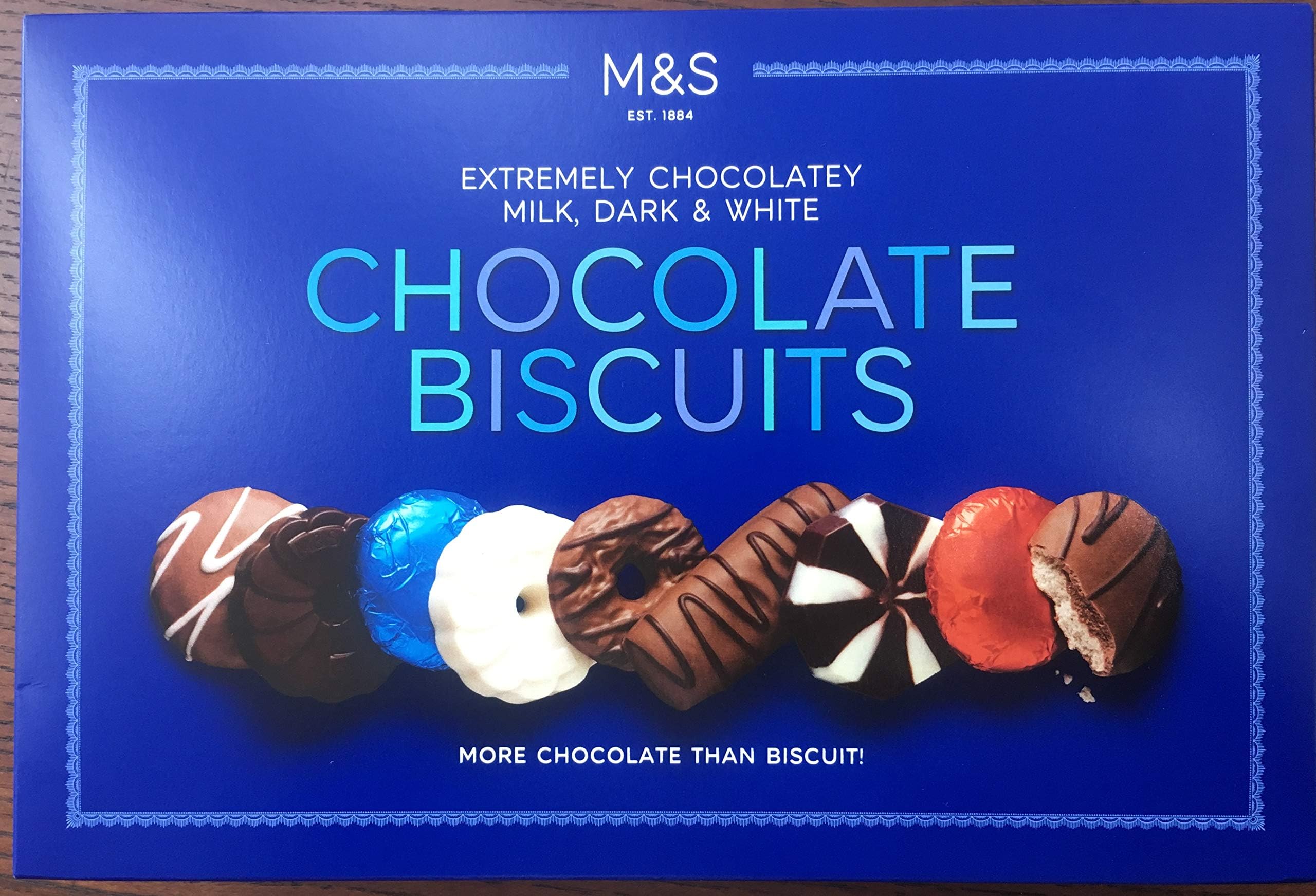Extremely Chocolatey Milk Dark & White Chocolate Biscuits 450g
