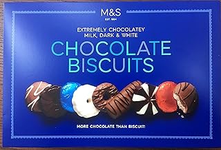 Marks & Spencer Extremely Chocolatey Milk Dark & White Chocolate Biscuits 450g