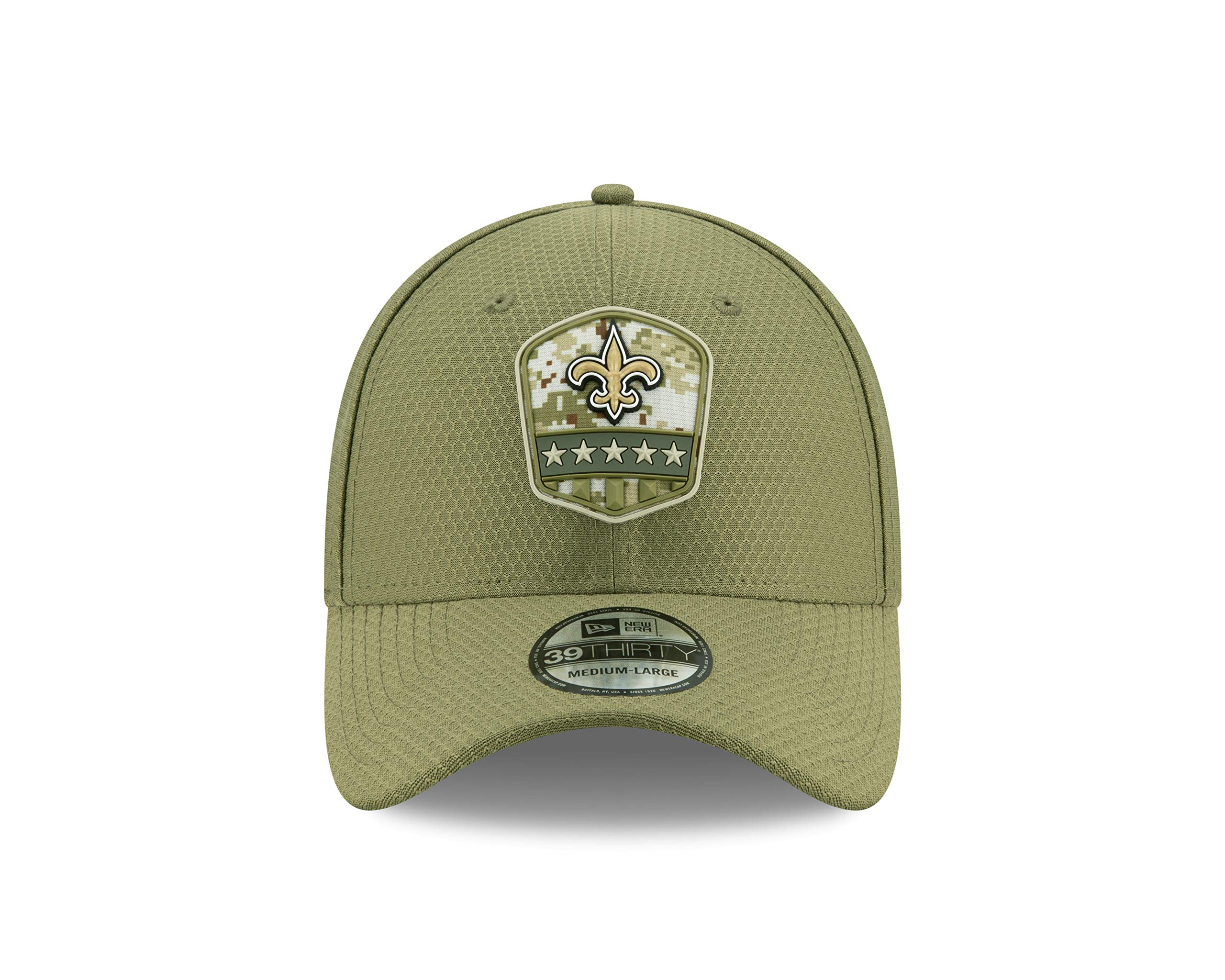 New Era 39Thirty Cap - Salute to Service New Orleans Saints
