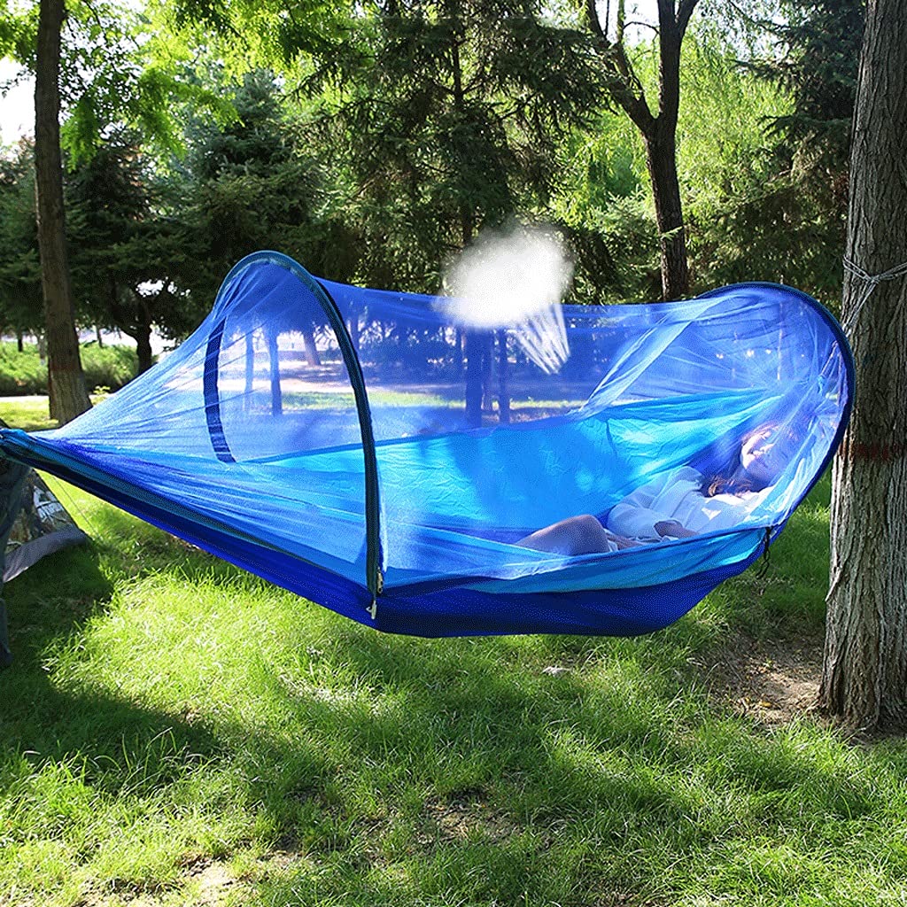 Hamac Un hamac de camping avec des moustiquaires apparaîtra automatiquement peut résister à un poids de 660 livres de 660 livres pour le camping extérieur en plein air Hammock portable Hamac Portable