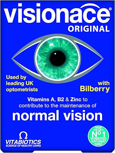 Miniatura 2 de Vitabiotics Visionace Original - Multivitamínico nutricional para la visión normal  Vitaminas A, B2 y Zinc - 30 Tabletas