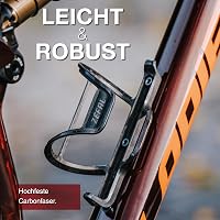 ZEFAL Pulse S2 Oldalsó Kerékpáros Kulacstartó Bal Oldali Nyílással - Carbon Szál - Gravel és MTB - Fekete - 28 g 4