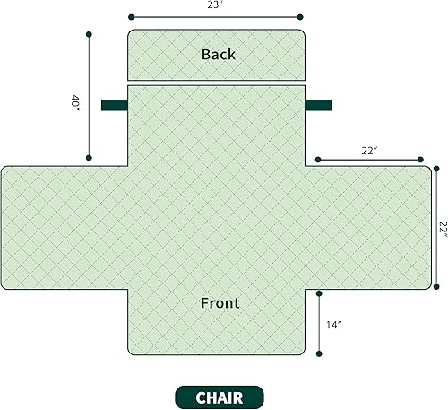 Vista 15 de Chun YI. - Funda reversible para sofá, funda para sillón, fácil de instalar, lavable, cubiertas para sala de estar. Negro