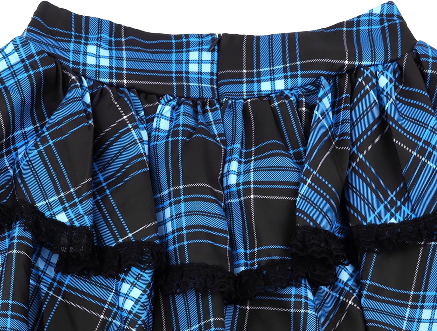 TSMNZMU Womens Gothic Mini Skirts High Waist Punk Grunge Pleated Skirts Harajuku Lolita Skirt Mall Goth Emo Skirt - Image 5