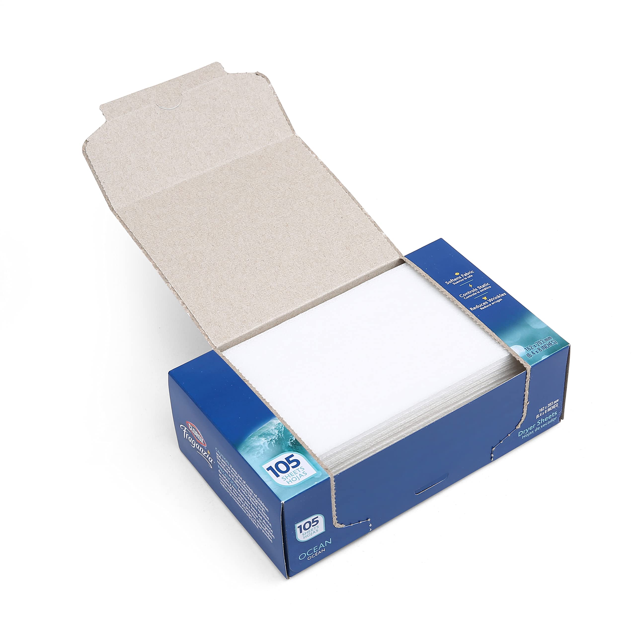 Amazon.com: Clorox Fraganzia Fabric Softener Dryer Sheets Wrinkle