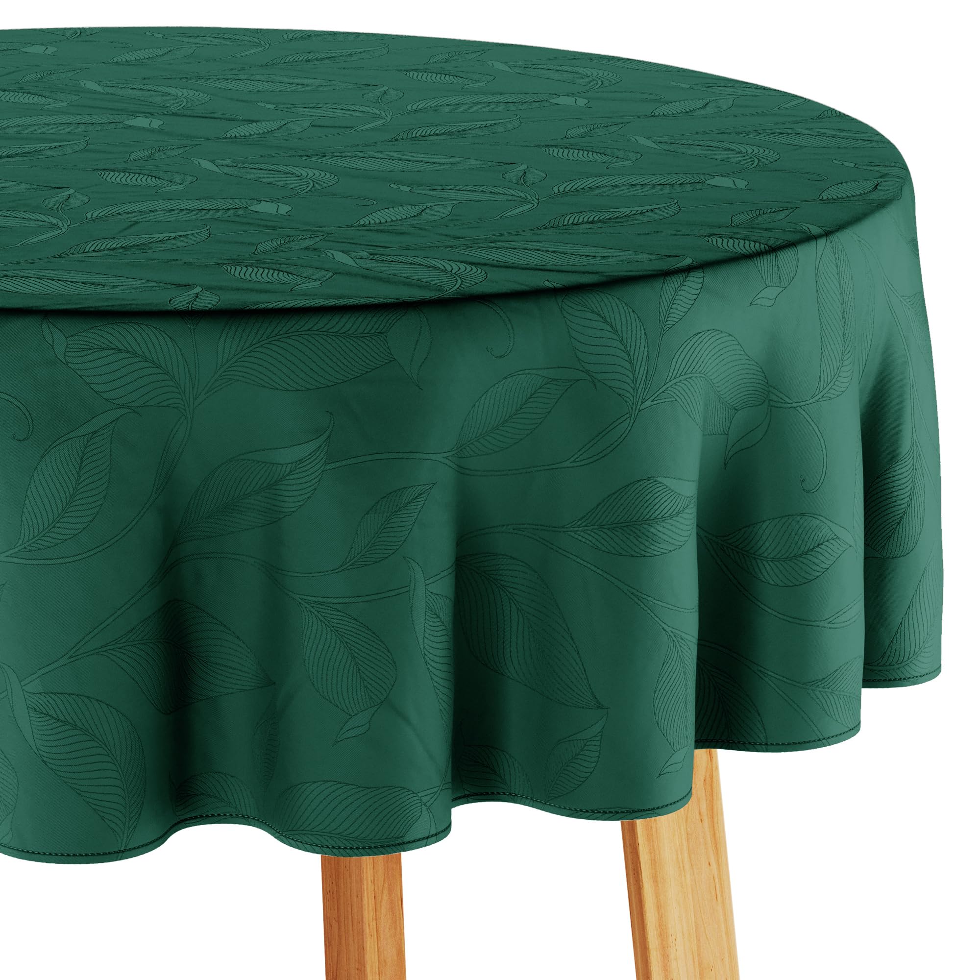 Mantel Antimanchas 140x200 cm Ovalado Verde Interiores Comedor Salon Manteles para Exterior y Jardin Mantel Navidad Amalu