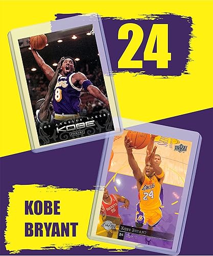 Miniatura 3 de Kobe Bryant (5) Paquete Surtido de Tarjetas de Baloncesto Variadas - Tarjetas de Intercambio de Los Angeles Lakers - MVP # 24