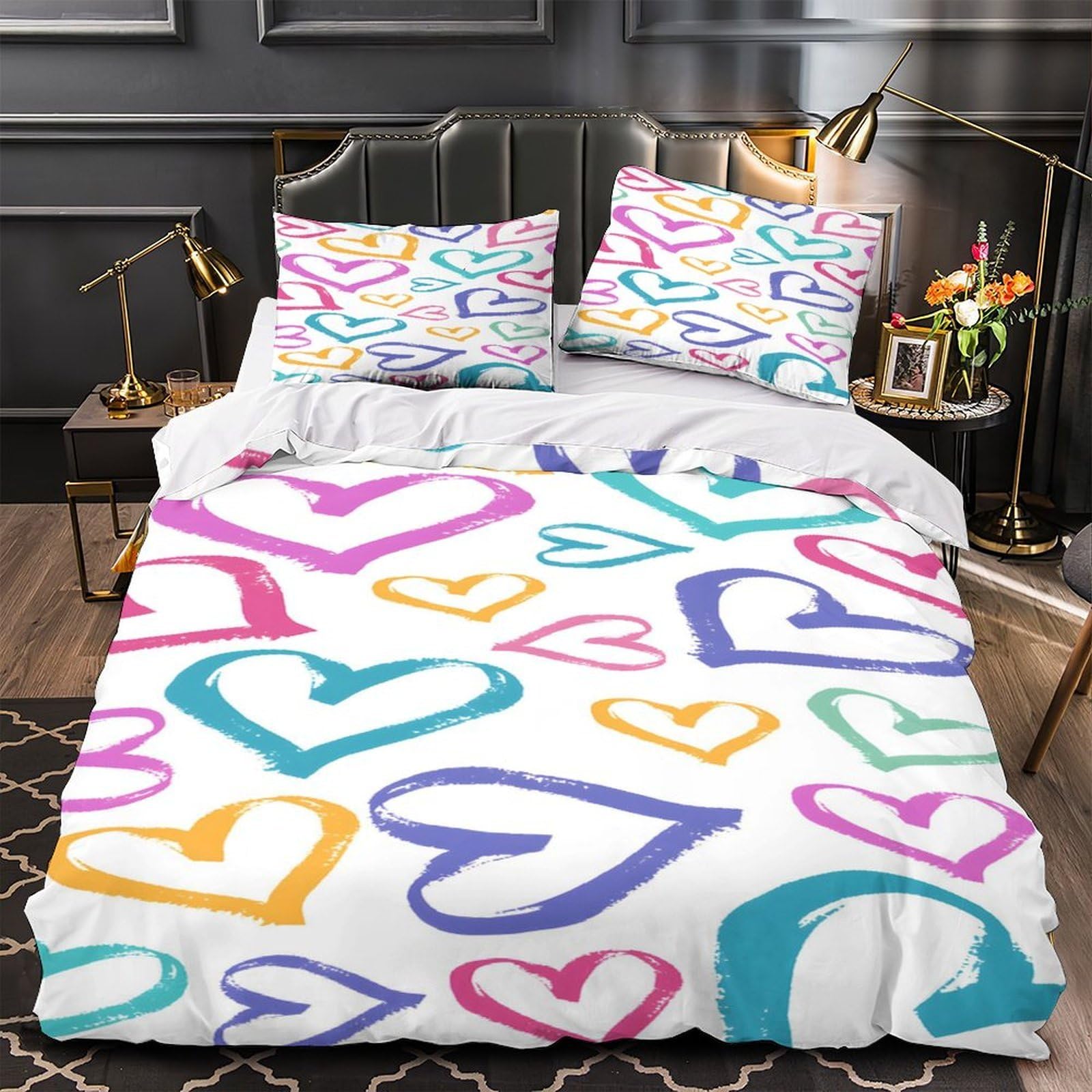 Housse de couette hamster 3D colorée pour transformer la chambre en havre fantastique