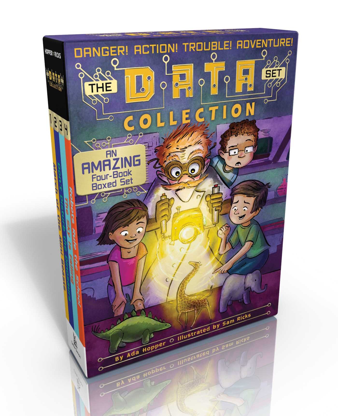The DATA Set Collection (Boxed Set): March of the Mini Beasts; Don't Disturb the Dinosaurs; The Sky Is Falling; Robots Rule the School