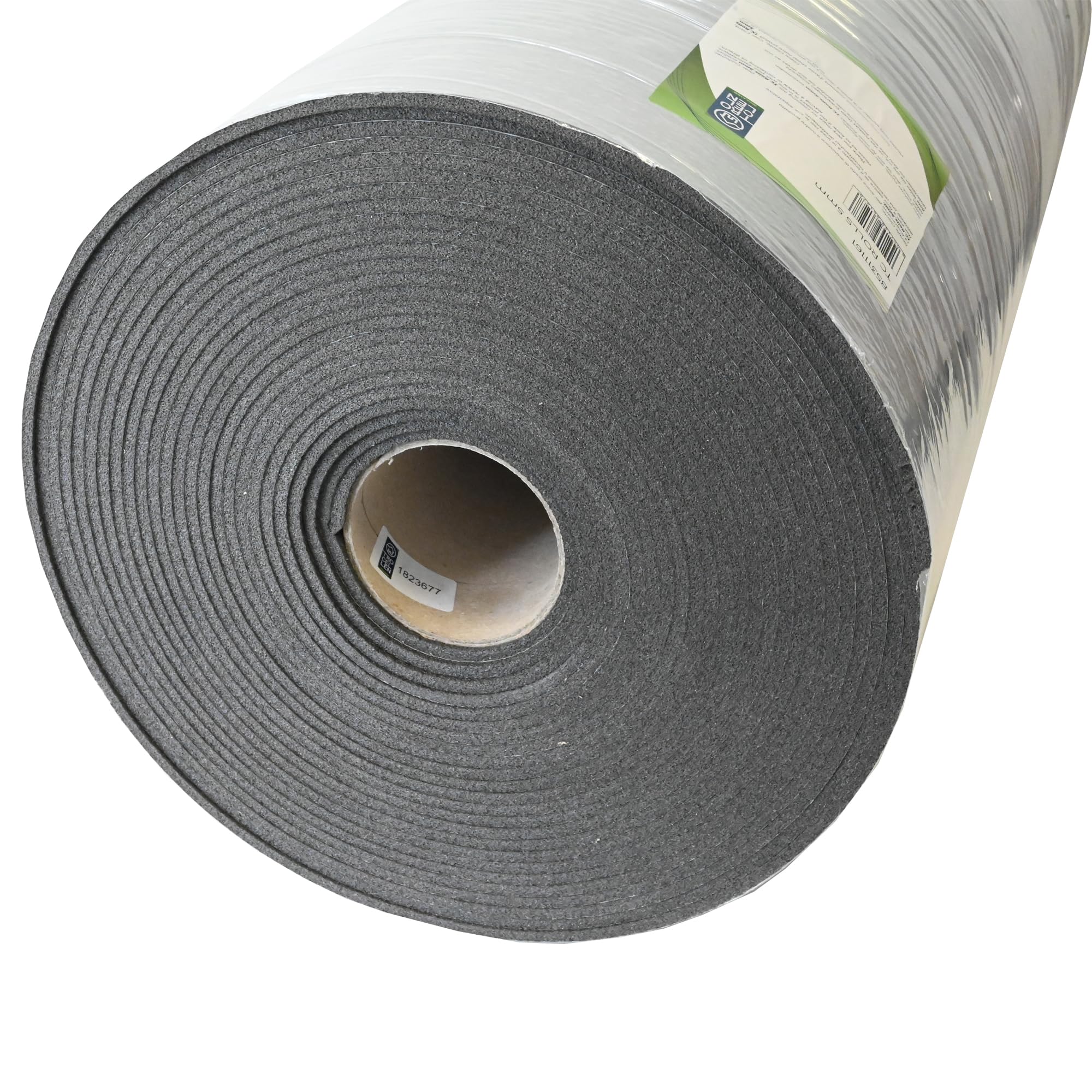 Rotolo Isolante Termico Pareti Interne 5 mm [75 cm x 15 mt] | Termoisolante per pareti interne Autoadesivo. Polietilene espanso reticolato. Colore nero.