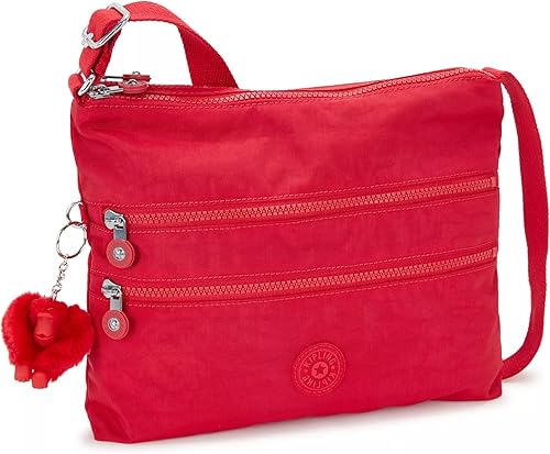 Vista 45 de Kipling Alvar - Bolso cruzado con estampado mediano índigo (Indigo/Bloom)