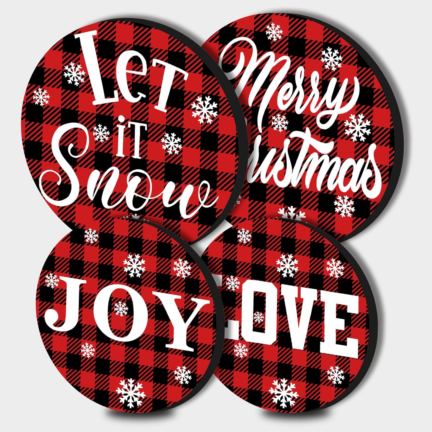 Xmas Decor Electric Stove Burner Covers，4 Pcs Halloween