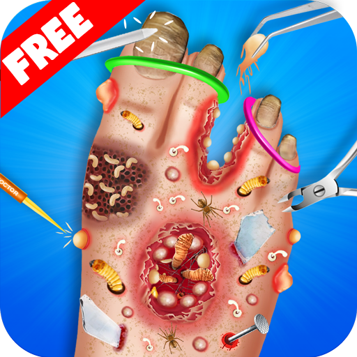 ASMR フットケア ドクター ファッション変身 足マッサージ 美容治療クリニック 女の子向けゲーム ペディキュア プリンセス スパ メイク