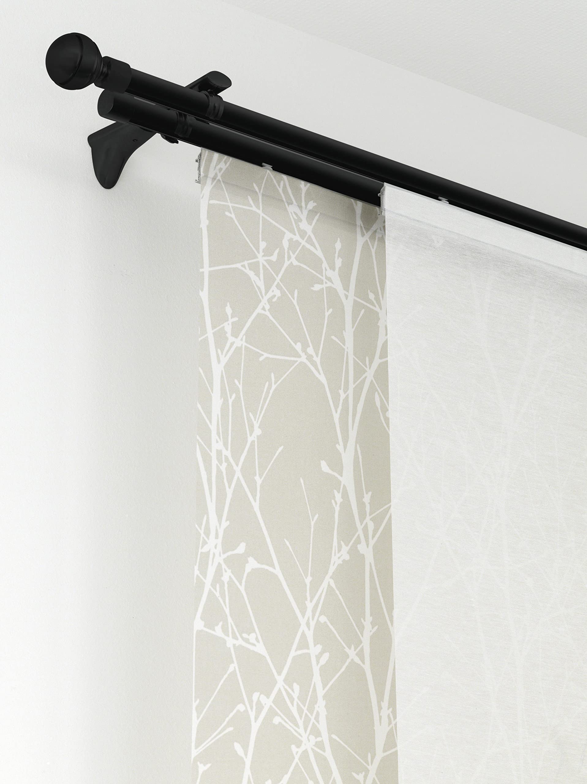 Supporto Da Parete Per Bacchette Tendine GARDINIA - 2 Pezzi, Per &Oslash; 11-12 Mm, Bianco