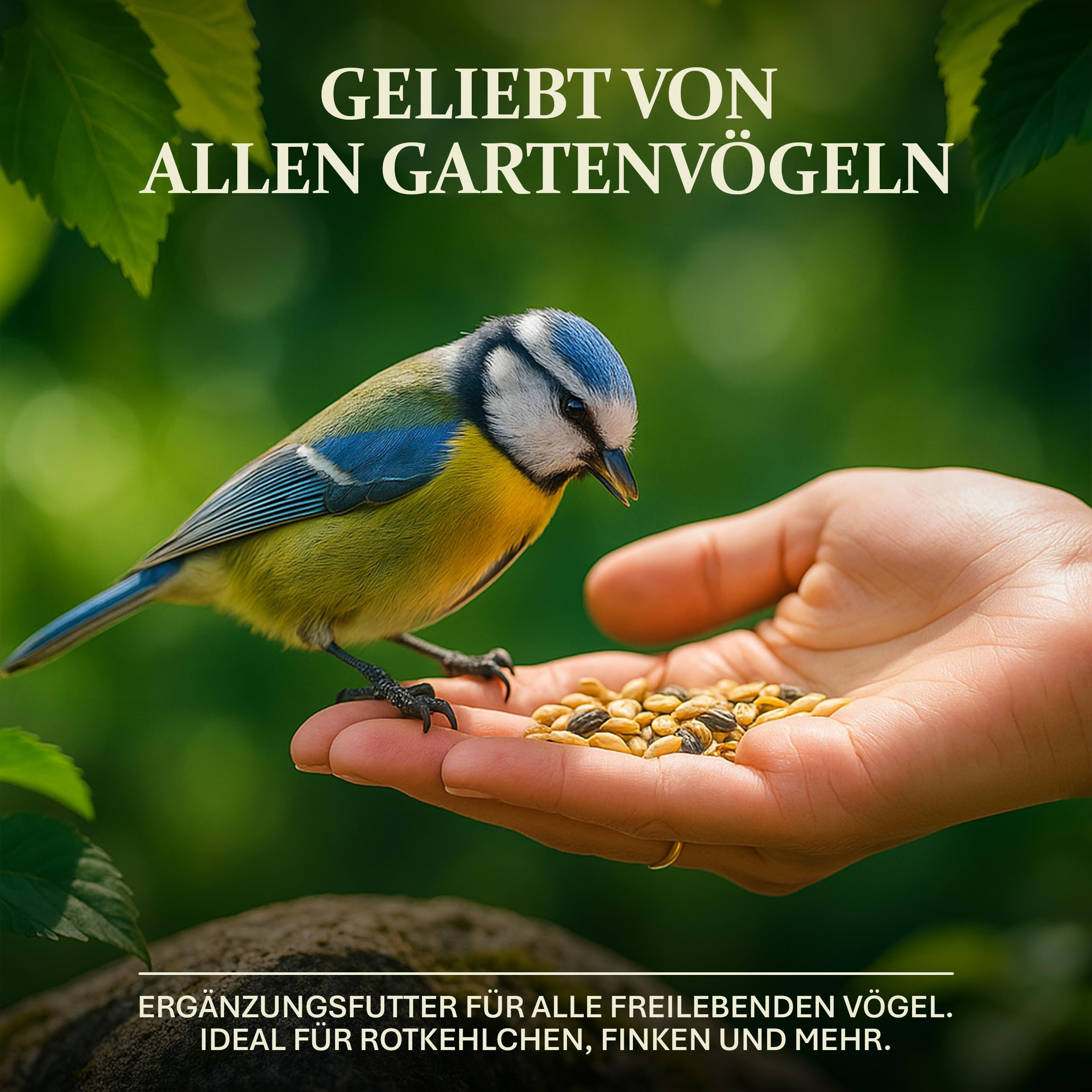 Comida para pájaros de jardín de 10 kg, alimento para pájaros, Frutos Secos para Aves Silvestres, pienso para pájaros, Semillas de Girasol, alimento para pájaros, Insectos, Aves de
