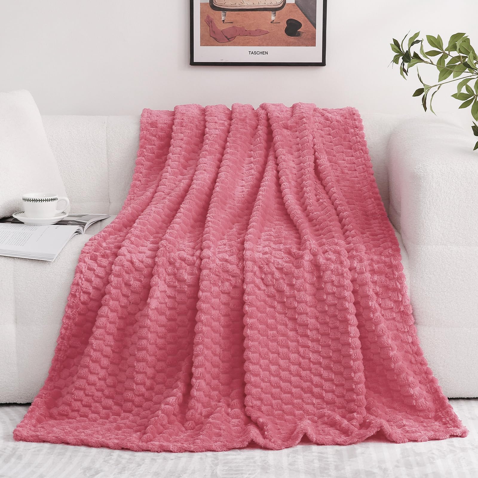 Coperta In Pile Di Flanella Con Fiori E Api – Morbida E Calda, 127x152 Cm, Reversibile, Lavabile In Lavatrice, Per Letto, Divano E Viaggi