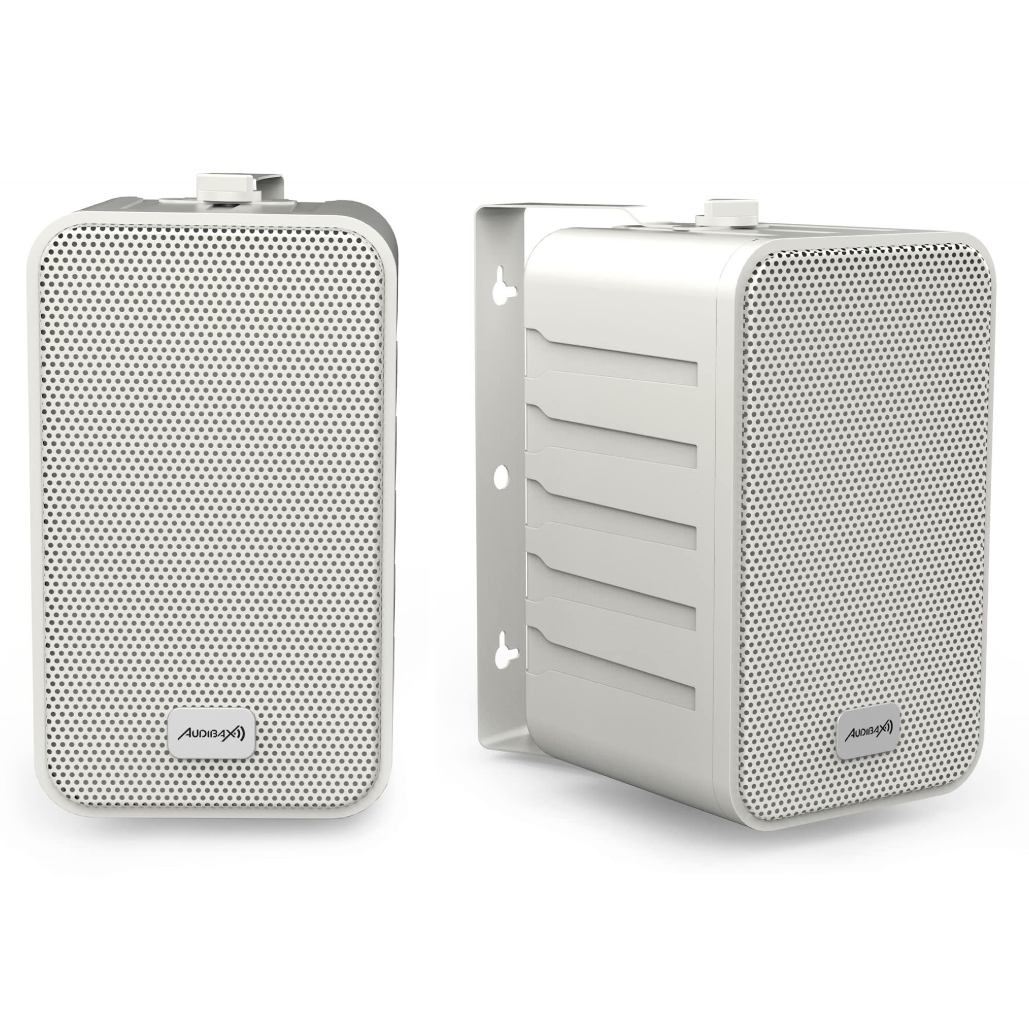 Audibax Pícolo PR-42W - Diffusori Passivi da Scaffale HiFi - Coppia di Altoparlanti Stereo a 2 Vie - Rinforzo 75W - Montaggio a Parete Incluso - Altoparlanti con Woofer da 4"" - Suono Surround