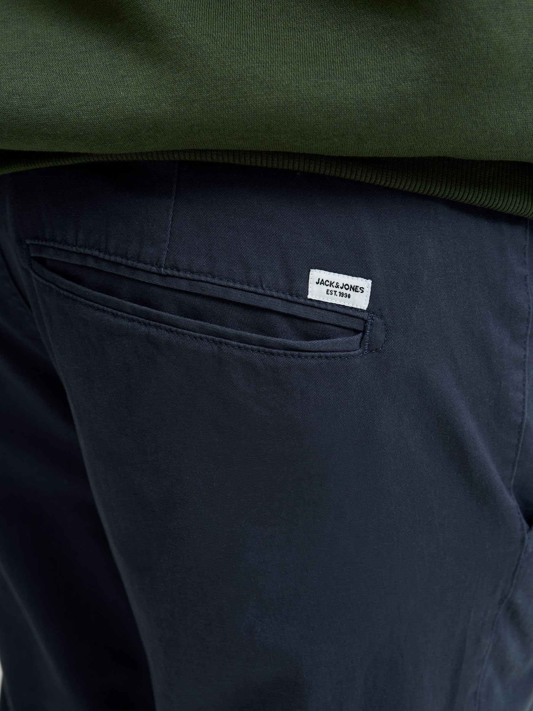 JACK & JONES Jpstmarco Jjdave Lc Noos Pls - spodnie chino Mężczyźni