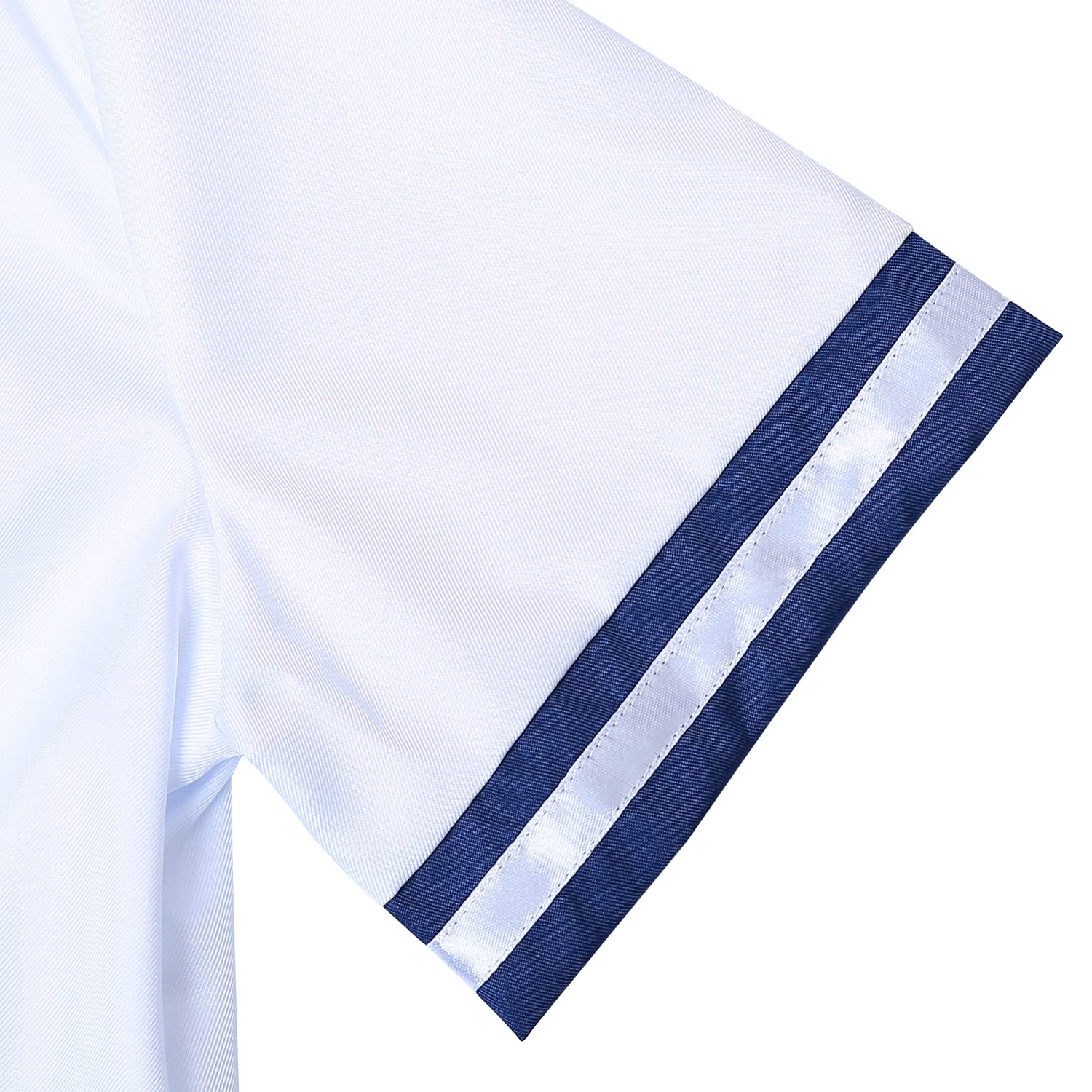 MYUPDALIN Uniforme giapponese a maniche corte da marinaio con gonna a pieghe con calzini, costume per Halloween e cosplay di anime, da donna