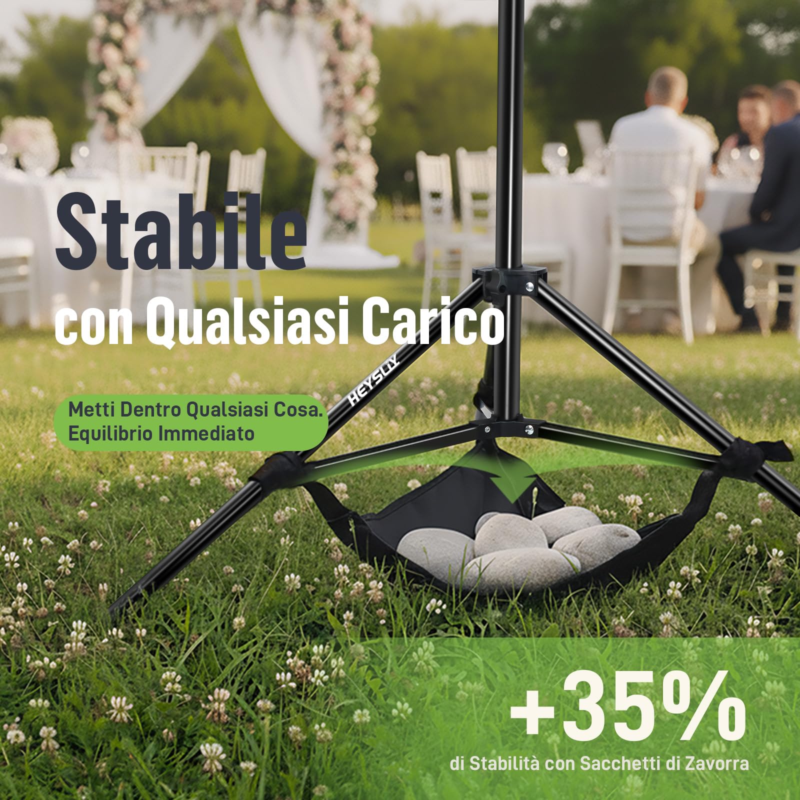 Sfondo verde schermo con supporto kit, 6,5 x 6,5 m portatile verde schermo stand con schermoverde da 5 x 6,5 m per streaming, videogiochi, zoom