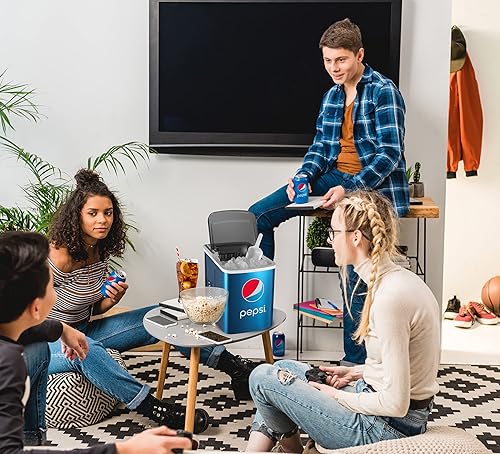 Vista 4 de Curtis Pepsi ICE147PEP - Máquina de hielo de acero inoxidable (26 libras)