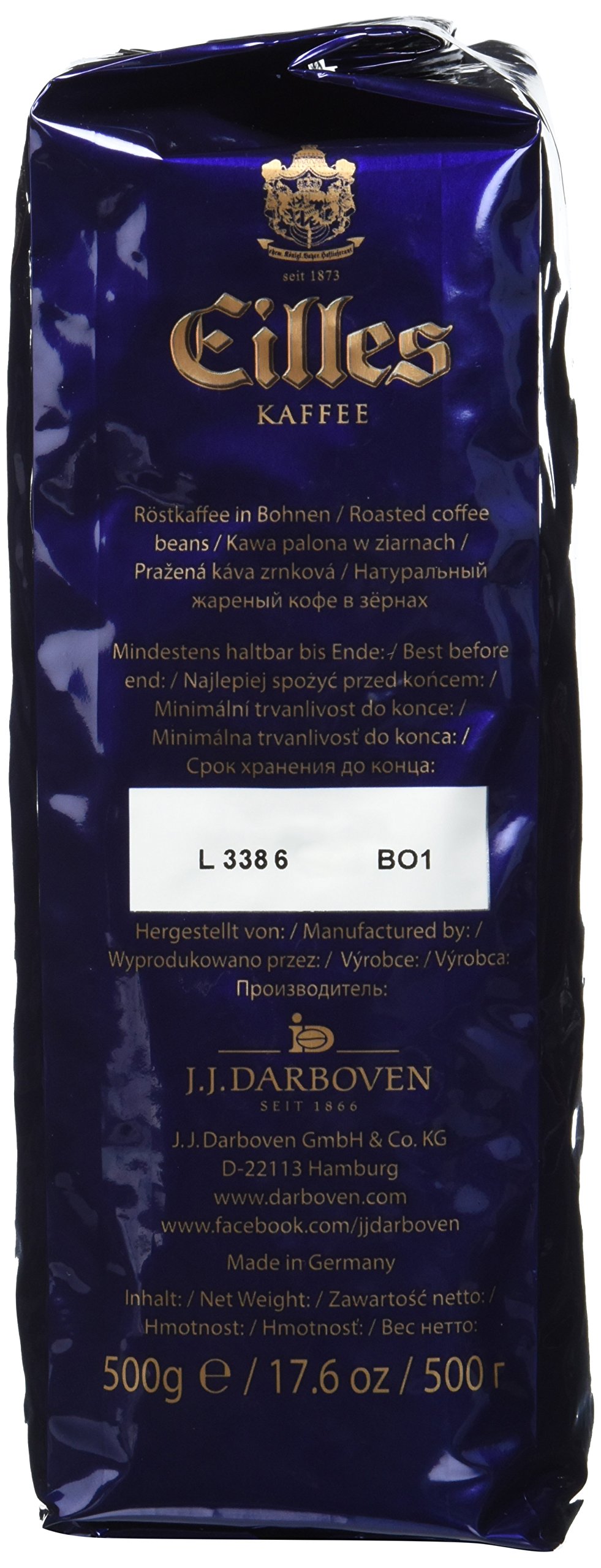 Eilles Bohnenkaffe, 12er Pack (12 x 500 g)