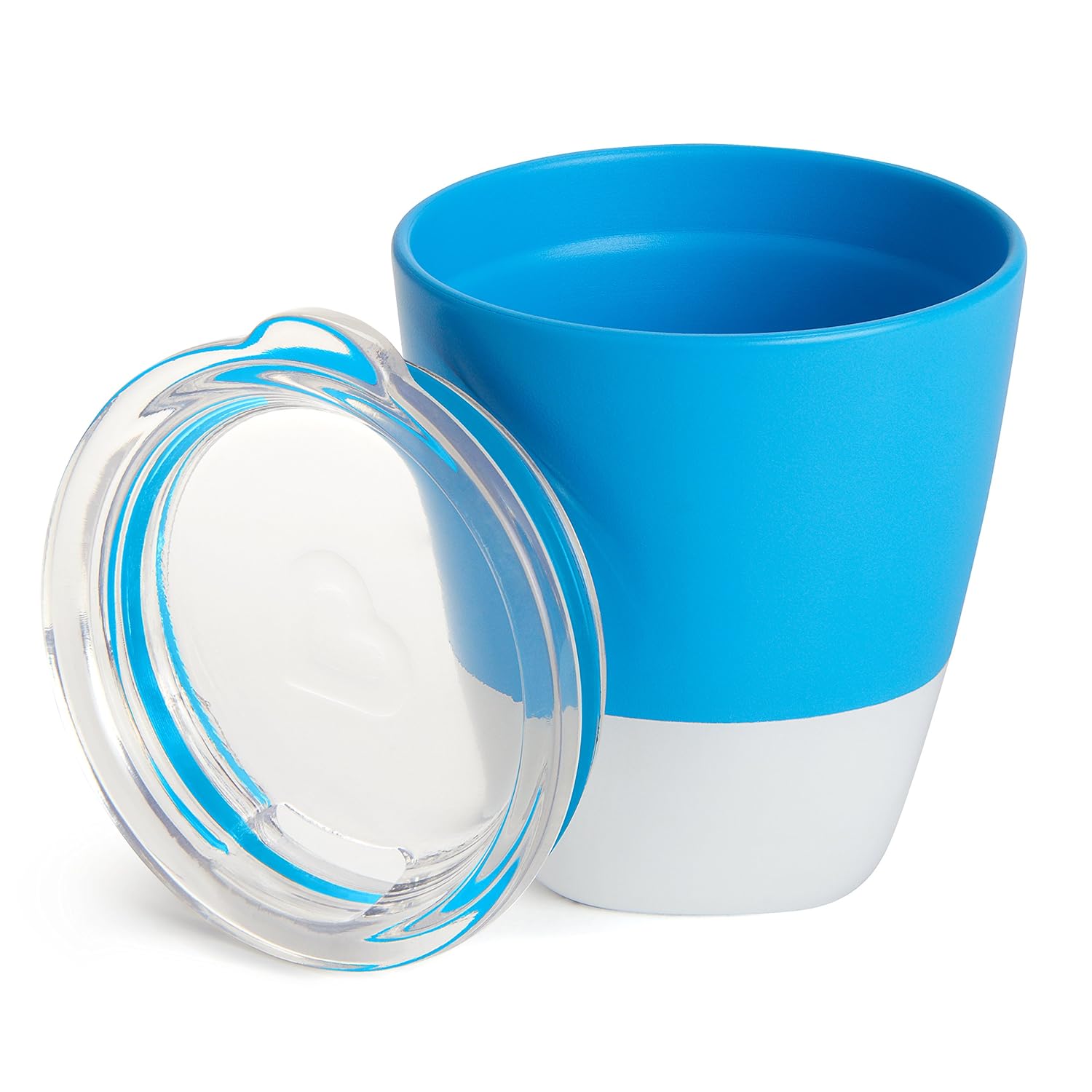Munchkin Color Me Hungry Splash 7pc Toddler Dining Set – Plate, Bowl, Cup, and Utensils in a Gift Box, Blue : Baby