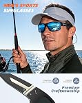 KALIYADI Polarized-Sunglasses Men Sports Sun-Glasses: Men Polarized Sunglasses Women UV400 Protection for Fishing Golf