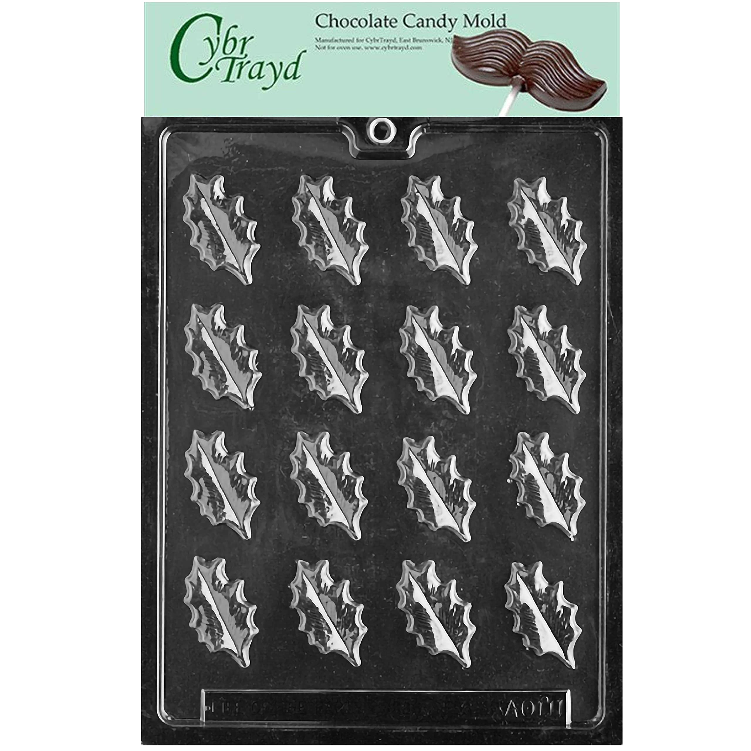 Cybrtrayd AO111 Oak Leaves All Occasions Chocolate Candy Mold, Small by CybrTrayd