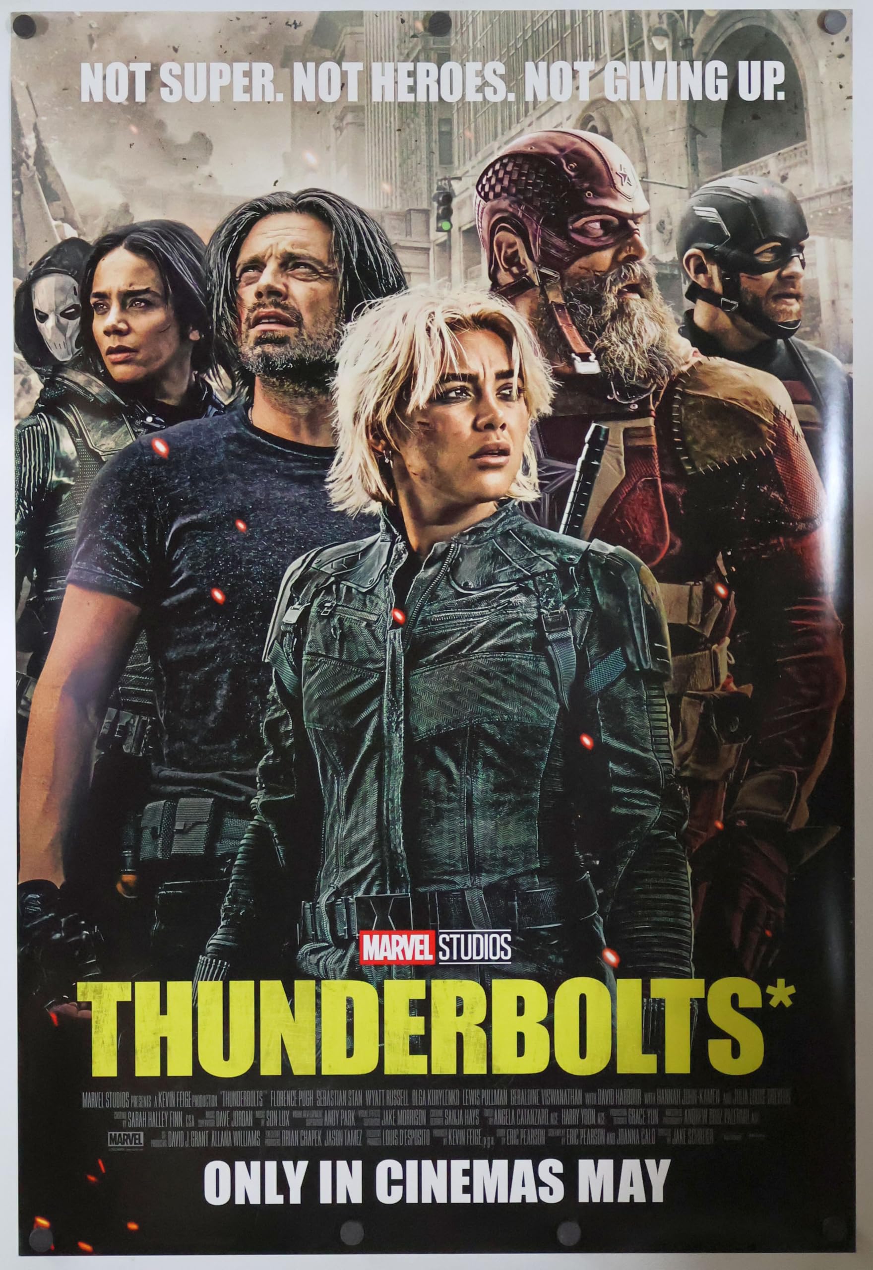 Amazon.com: THUNDERBOLTS MOVIE POSTER 2 Sided ORIGINAL INTL