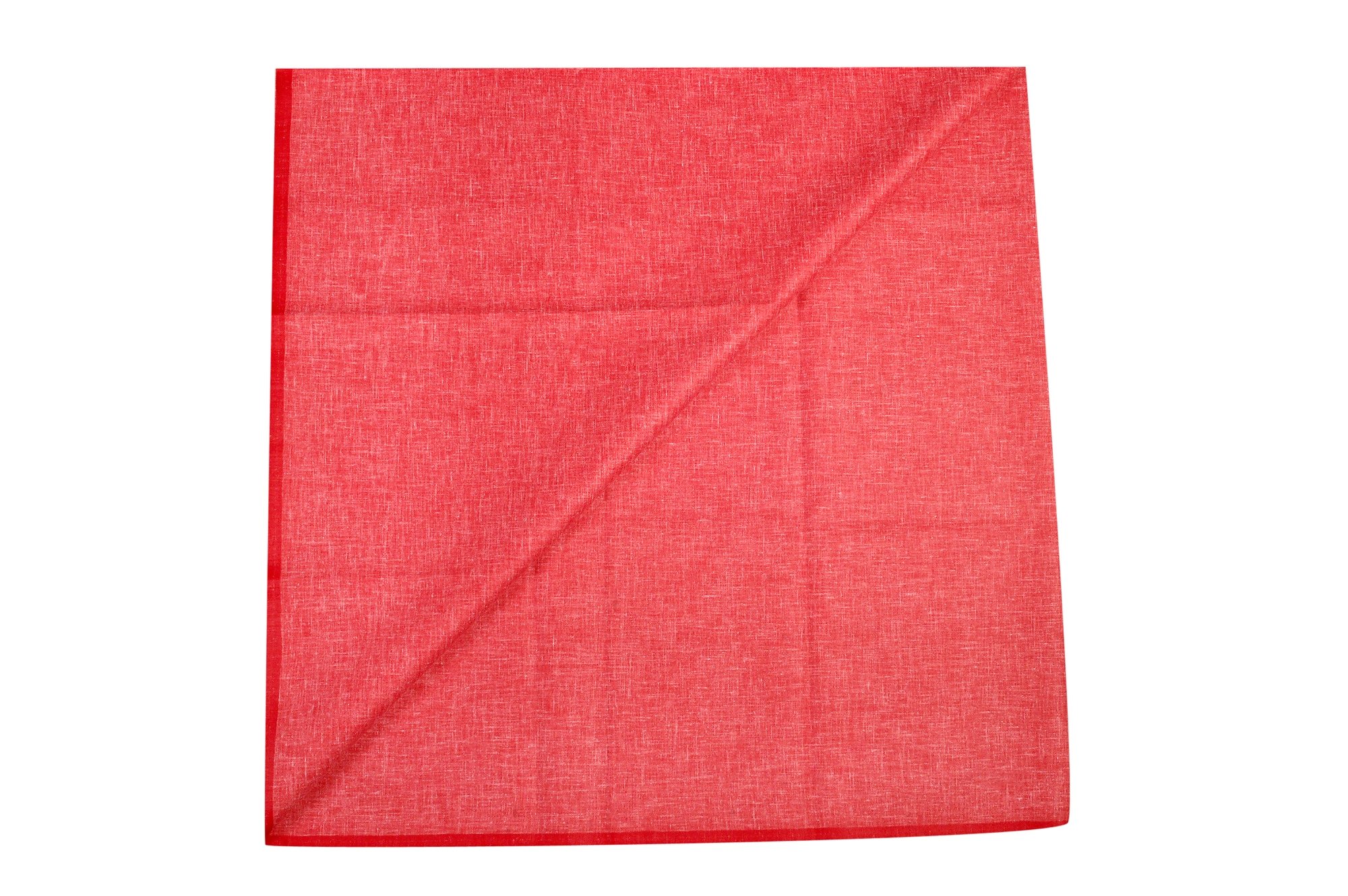 Men's Cotton Blended Linen Shirt Piece (Red, 2.25 m)-image-0