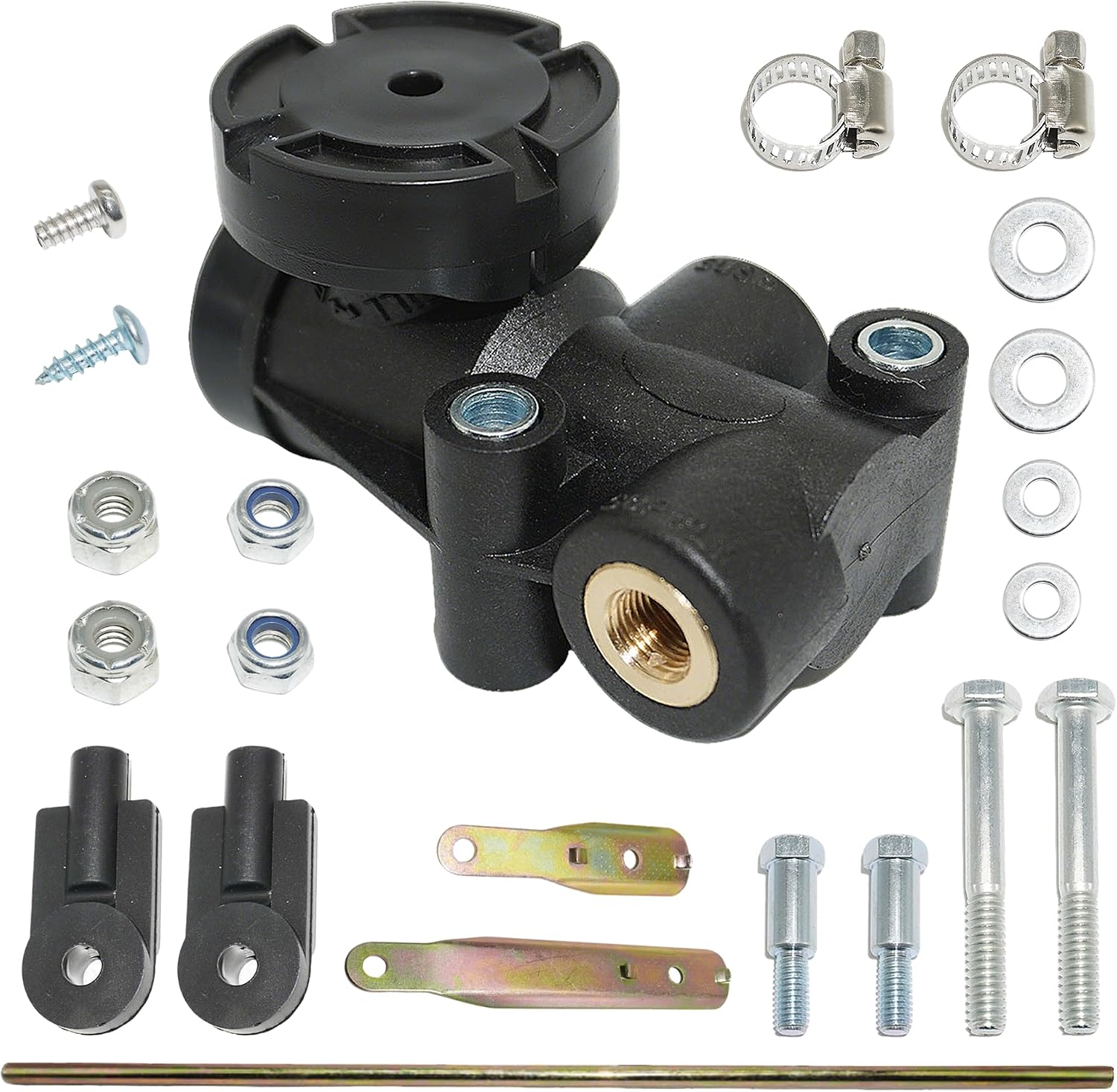 H00600P Height Leveling Control Valve Kit - Cabin Air Height Control Valve Compatible with Hadley H00600P|Mack 20QE2373|F245563-1/4" NPT Height Control Valve Kit