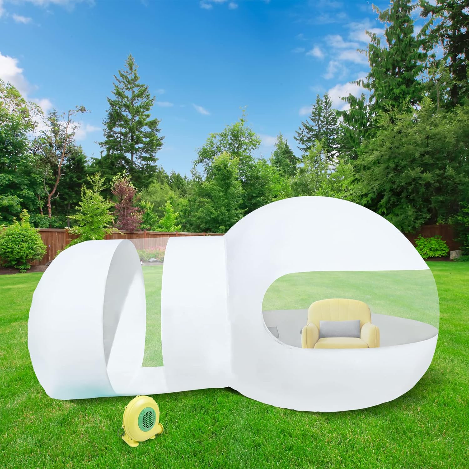 3M Outdoor Dome Tent Bubble Inflatable Bubble Camping Tent Outdoor Clear Dome