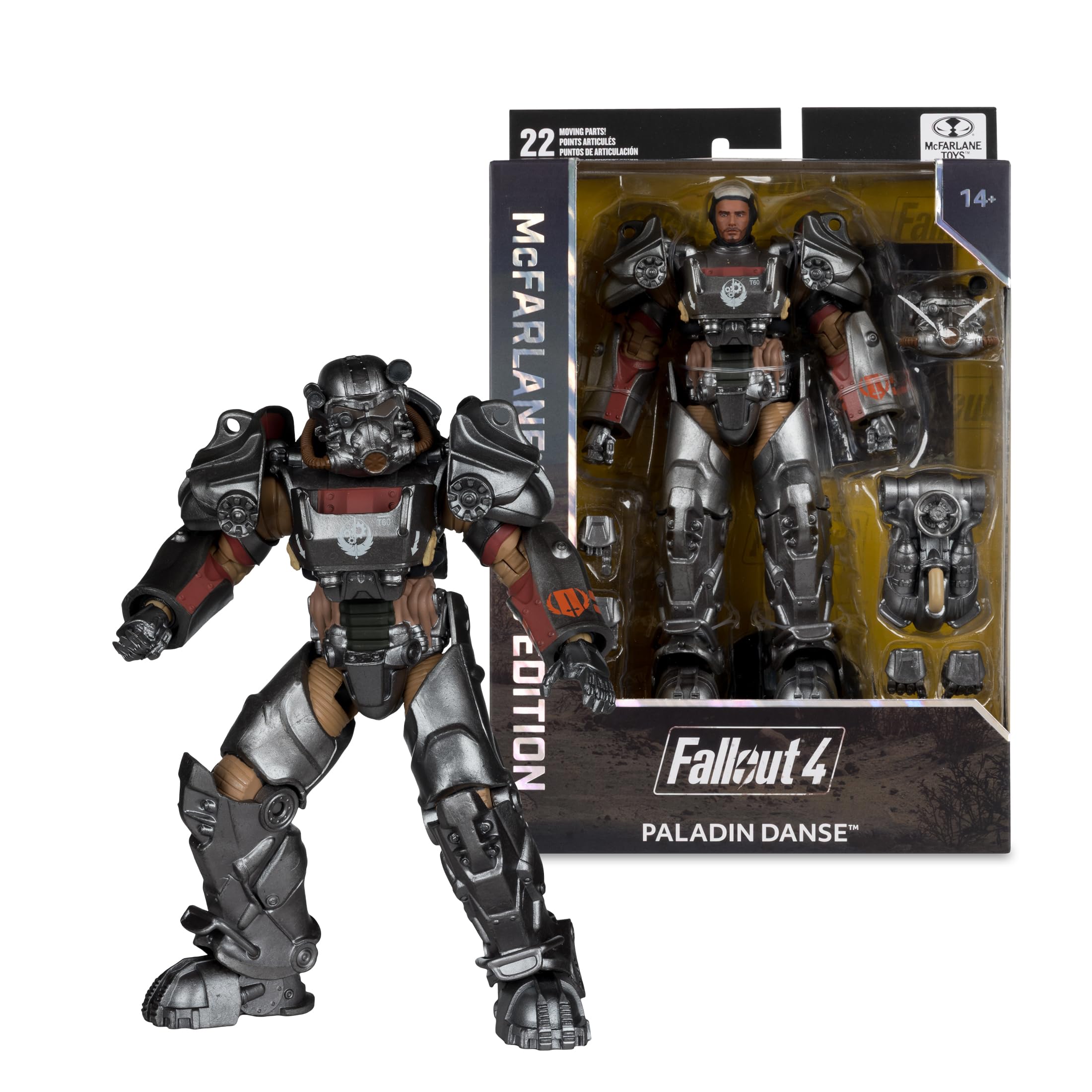 McFarlane Fallout Gaming Edition figurka T-60 Paladin Danse (Fallout 4) 18 cm