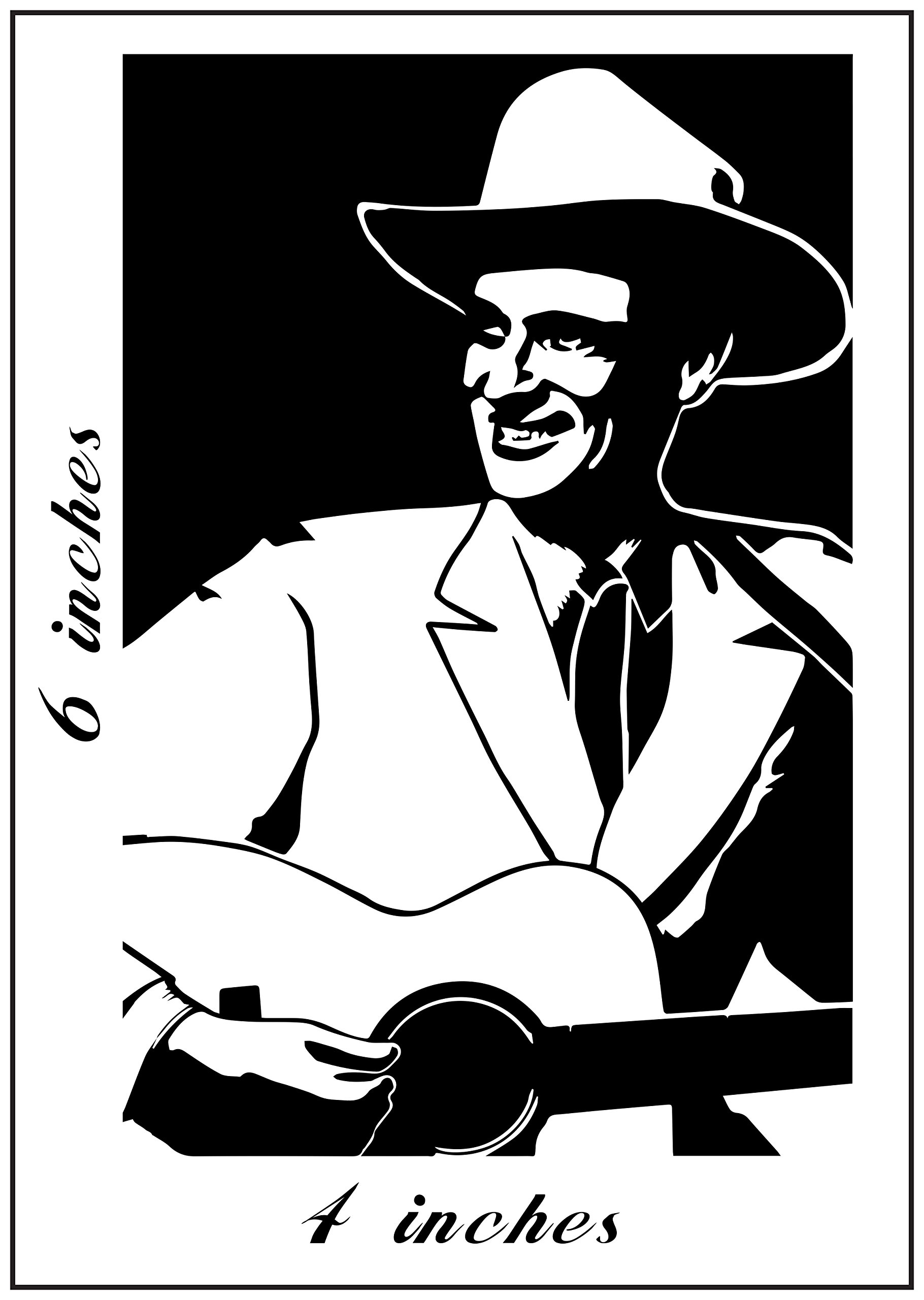 ERNEST TUBB Stickers Cut Vinyl Decal