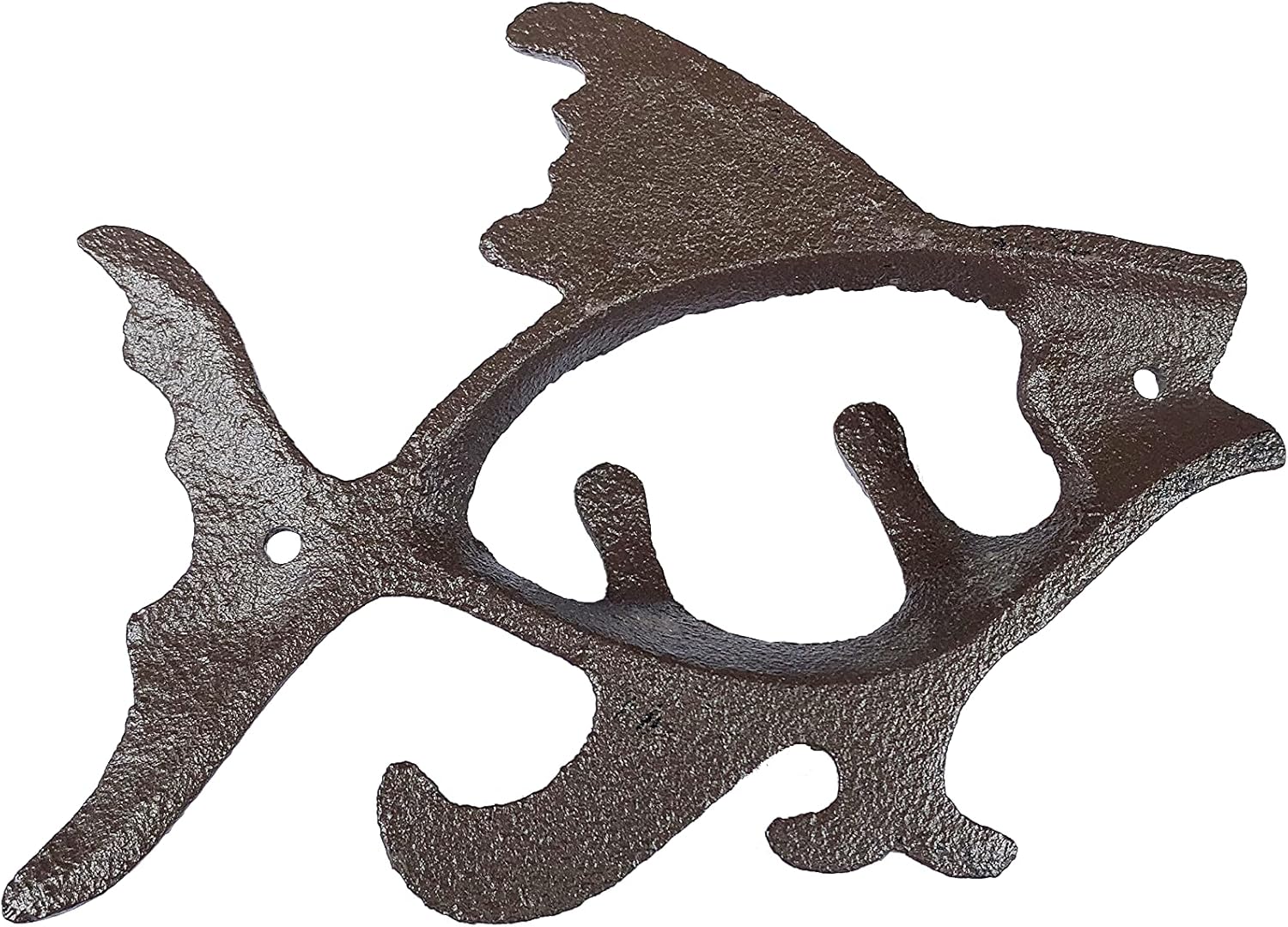 Set of 2 Rustic Heavy Duty Cast Iron Hook Wall Art Décor Hanging Towel Key Coat Rack Durable Iron Hanger Living Room Bathroom Room Kitchen Wall Decoration