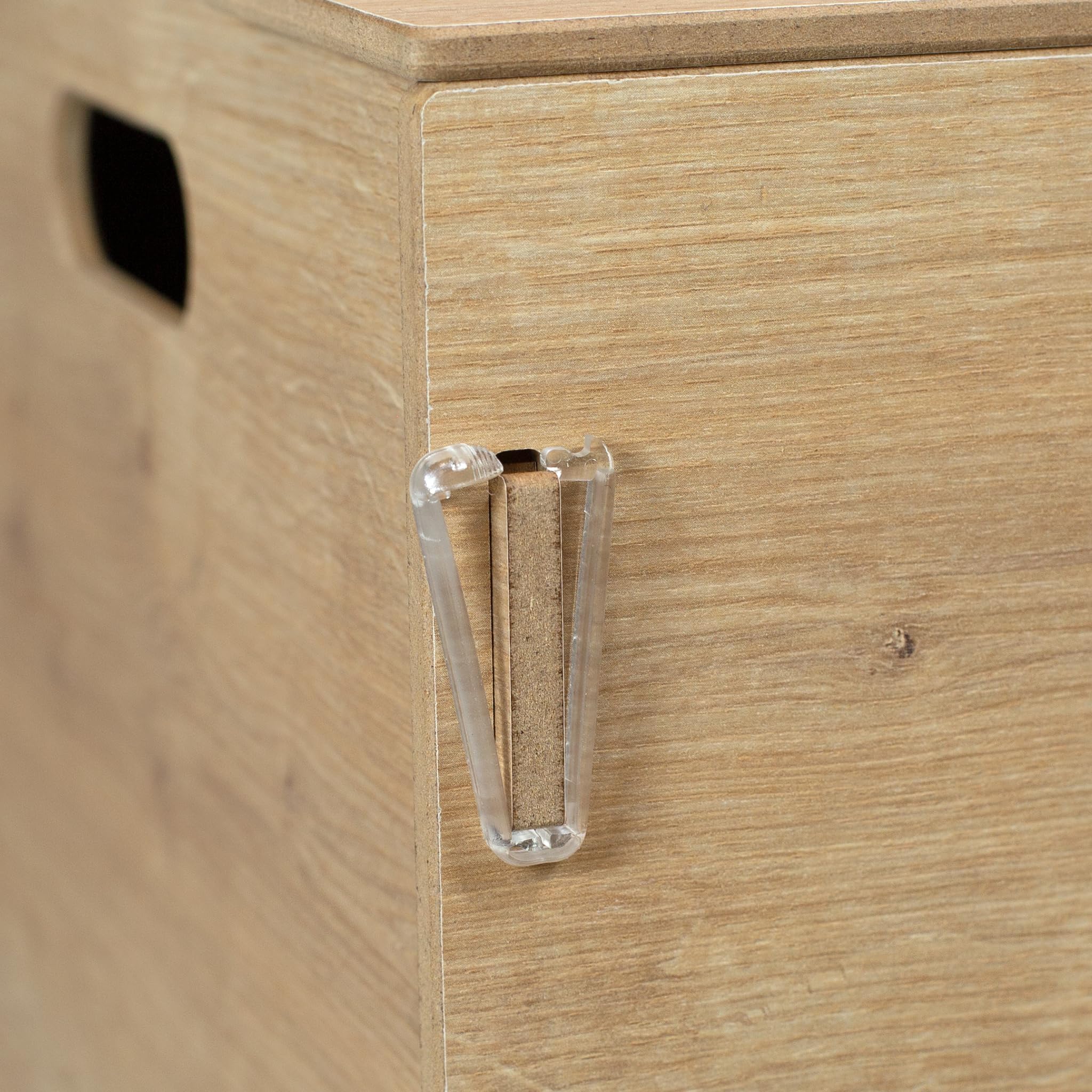 Striefchen® Personalisierte clipfritz Aufbewahrungskiste mit Rollen – Rollbox aus Holz personalisiert mit Name – Spielzeugkiste für Kinderzimmer