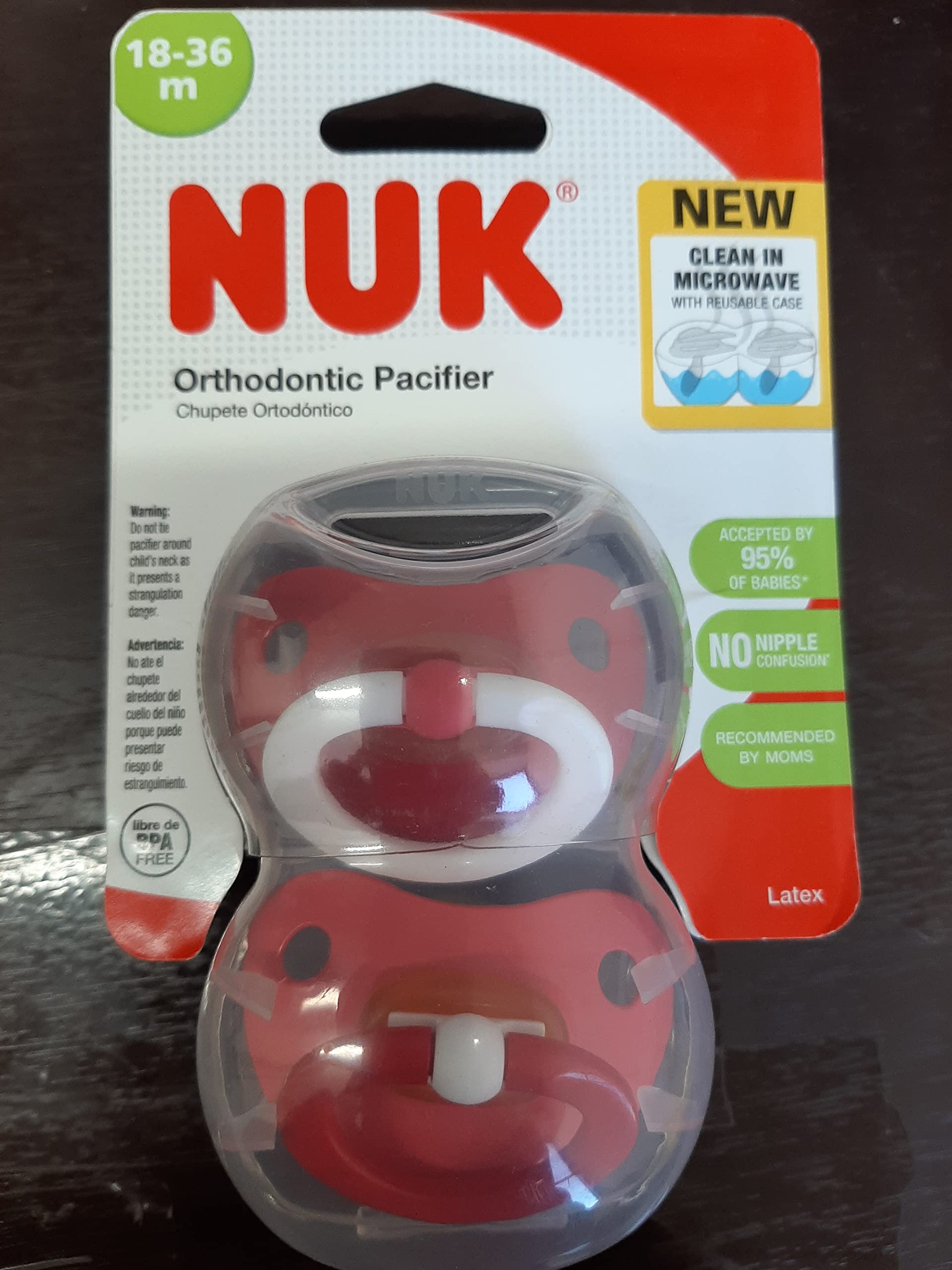 Newborn Pacifier Nuk Pacifier Latex 18 36 Months Nuk Latex