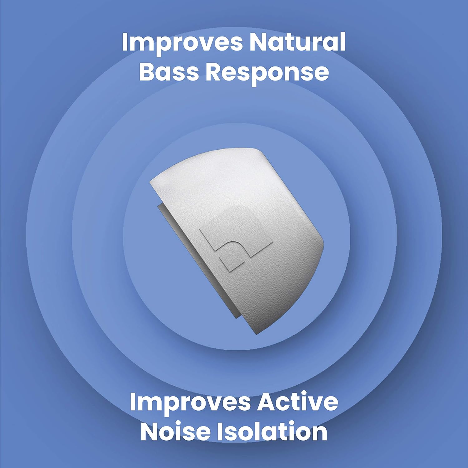 Foam Masters Ultra-Premium Memory Foam Ear Tips for AirPods Pro 1st & 2nd Gen | 3 Pairs | New Ver. | Secure Fit | Super Comfort | Better Noise Cancel | Replacement Buds (Assorted S/M/L, White)