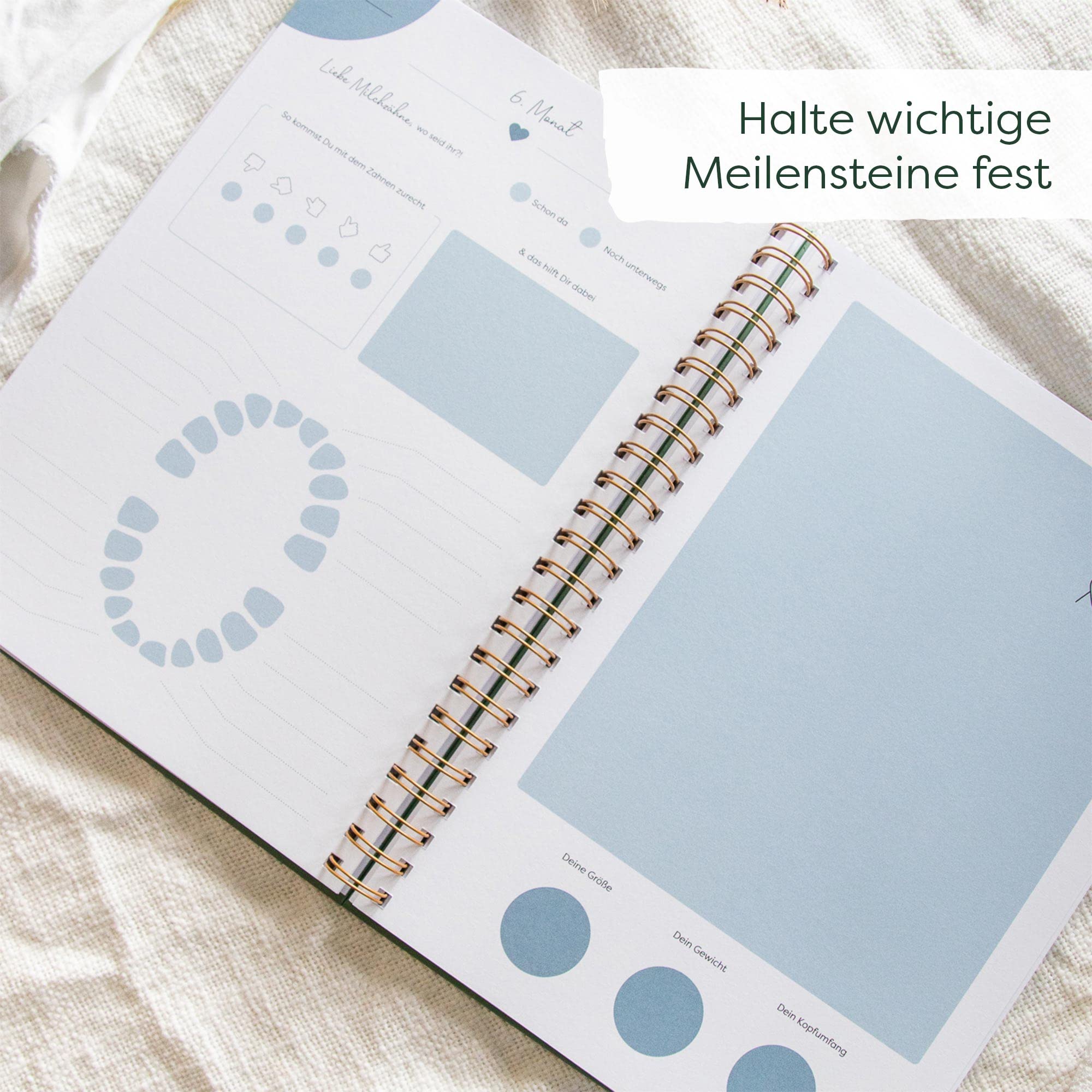 VISUAL STATEMENTS - Babyalbum "Willkommen kleines Wunder" - Erinnerungsbuch