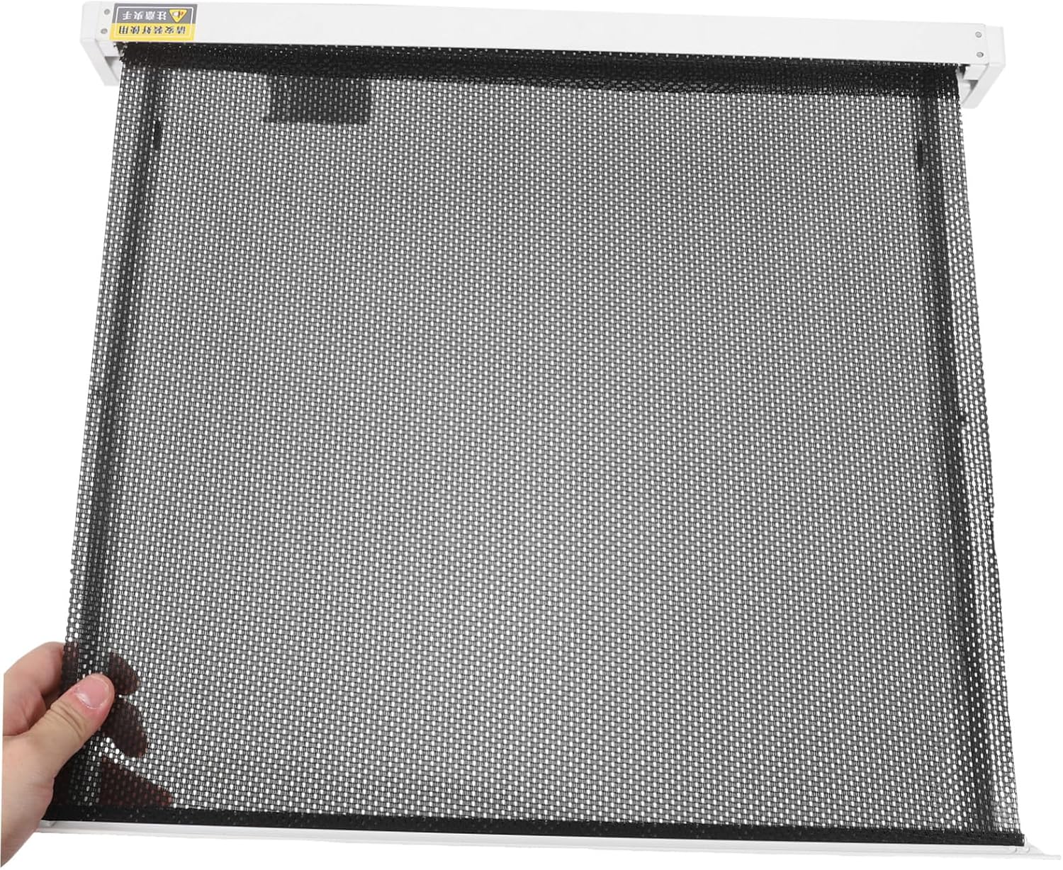 OUNONA Wall Mounted Foldable Drying Rack with Hooks Compact Collapsible Laundry for Socks and Items Space Saving Design Bright White