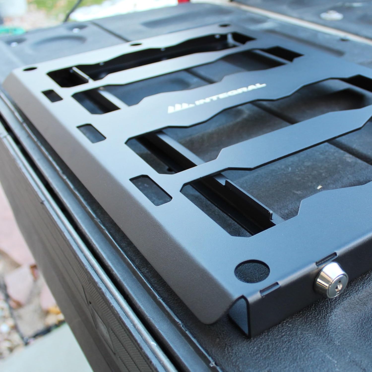 Integral Locking Plate - Universal - Compatible with Milwaukee Tool Packout Organizers (Full Panel - Left Side Lock)