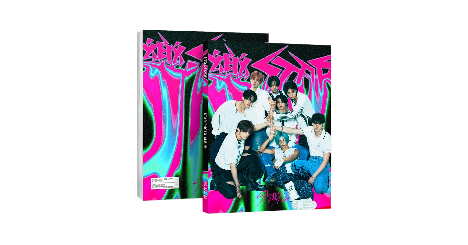 Amazon.com: KPOPBP Stray Kids 40 Sheets Photobook 樂 Star