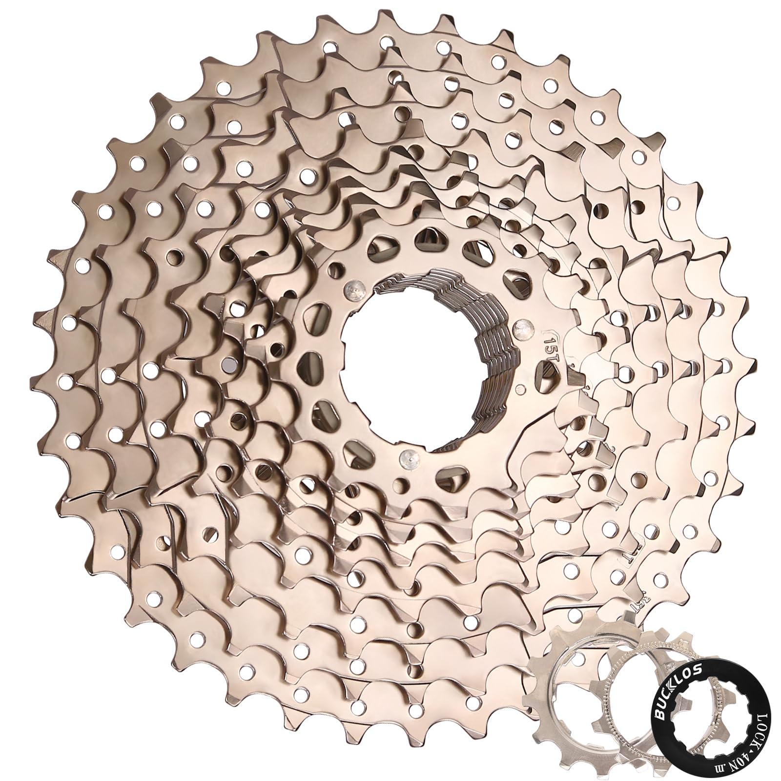 AEYINO Cassette 9 Speed 11-36T,Bicycle Freewheel Fit Mountain Bike/Road Bike/XC/DH/AM,Compatible with Shimano Sram