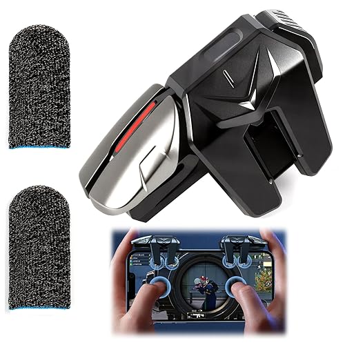 4 Trigger Controller Mobile Joystick per Smartphone, L1R1 + L2R2