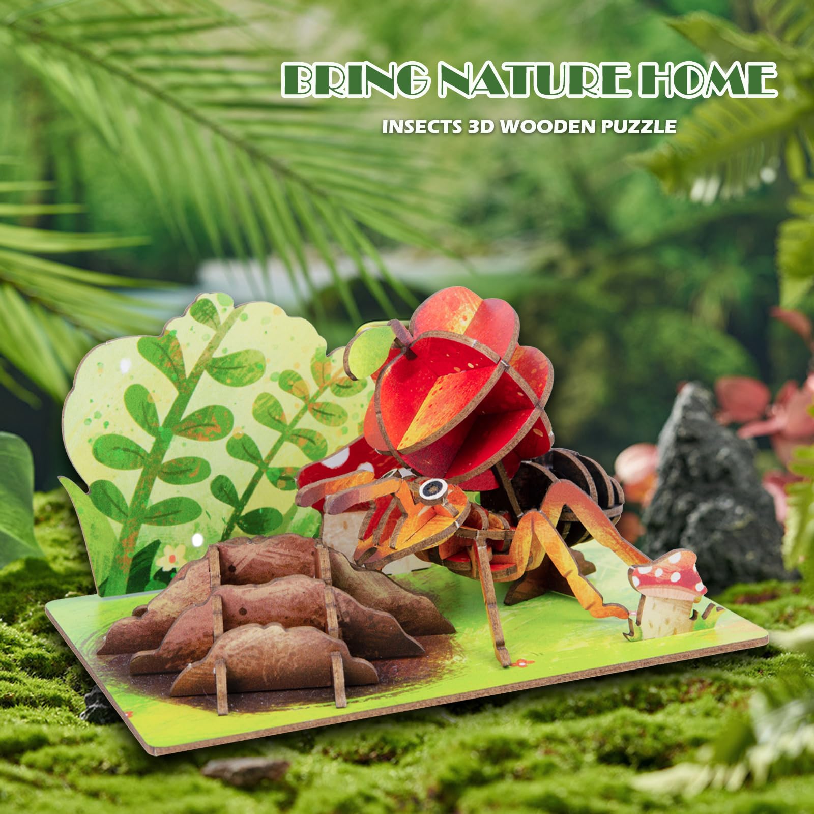 Sadodo 3D Wooden Puzzle DIY Kit - Image 2