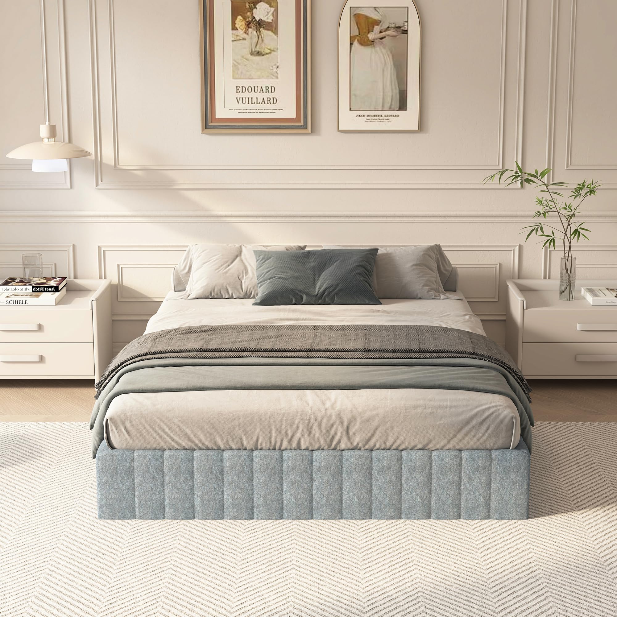 YORMDMO Box Springs with Fabric Upholstered, 9 Inch Queen Size Box Spring, High — product photo