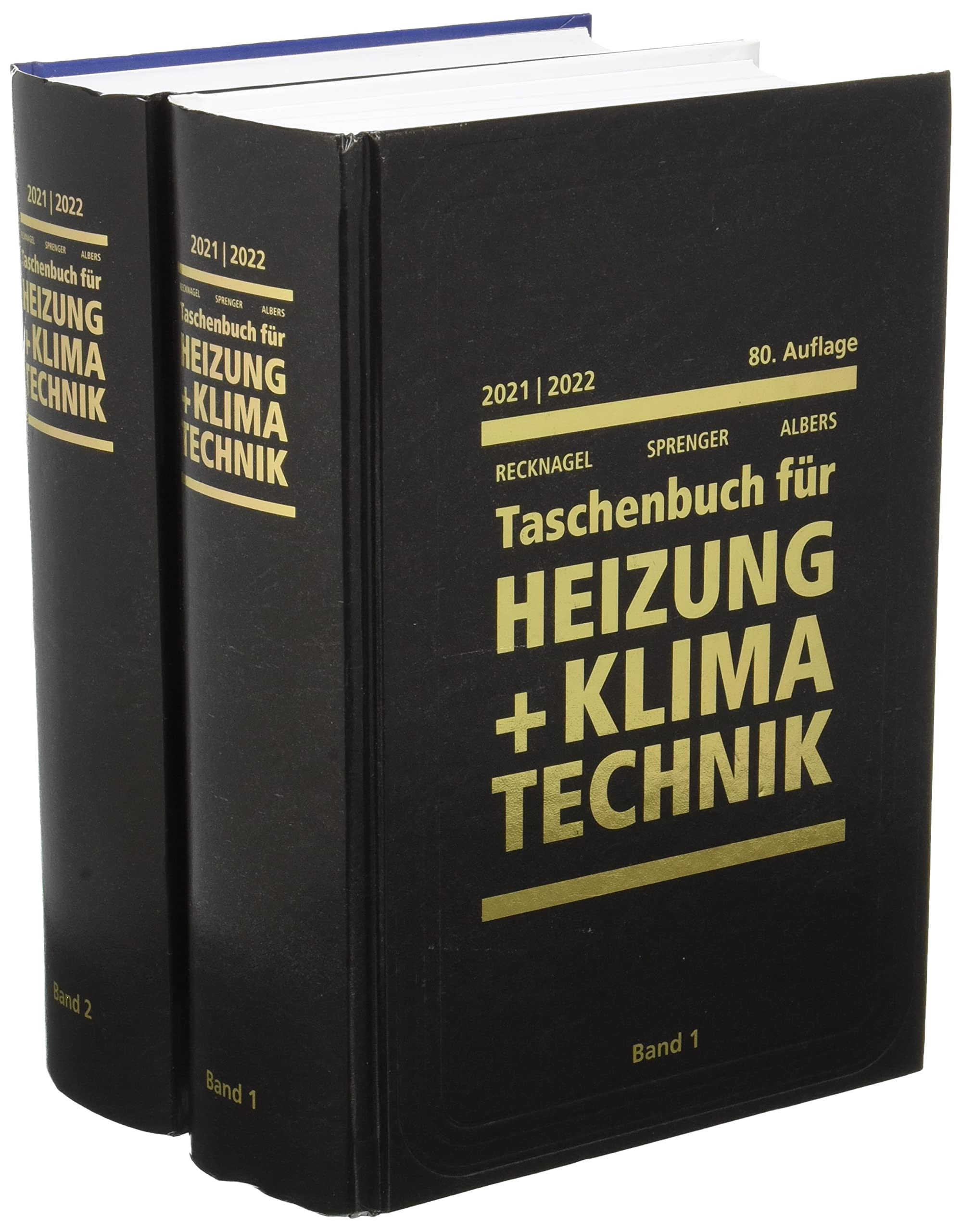 Recknagel - Taschenbuch für Heizung und Klimatechnik 80. Ausgabe 2021/2022 - Basisversion: einschließlich Trinkwasser- und Kältetechnik sowie Energiekonzepte